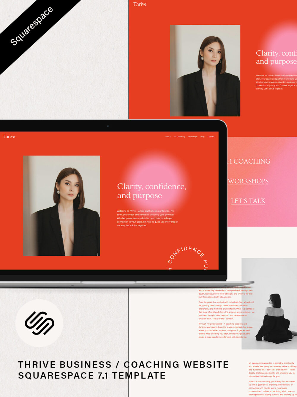 Thrive Squarespace Template